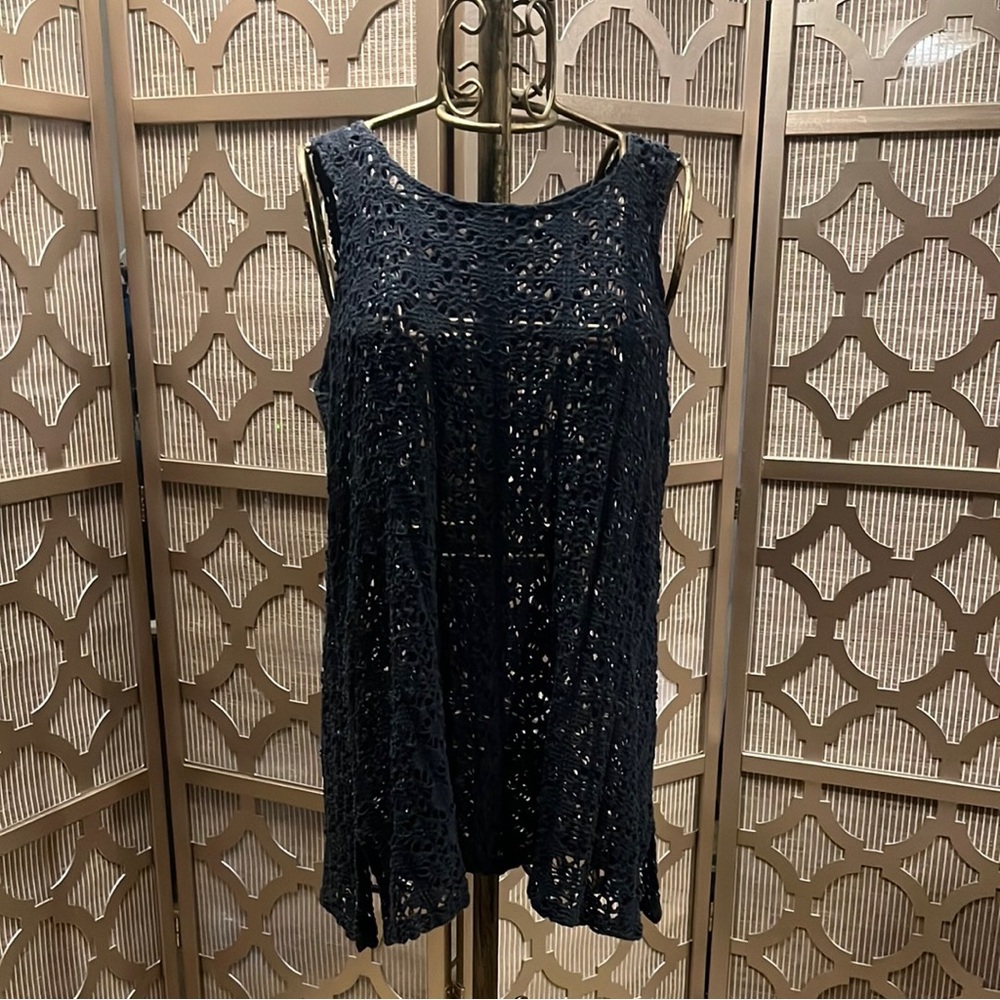 Black Open Knot Cover Up Dress